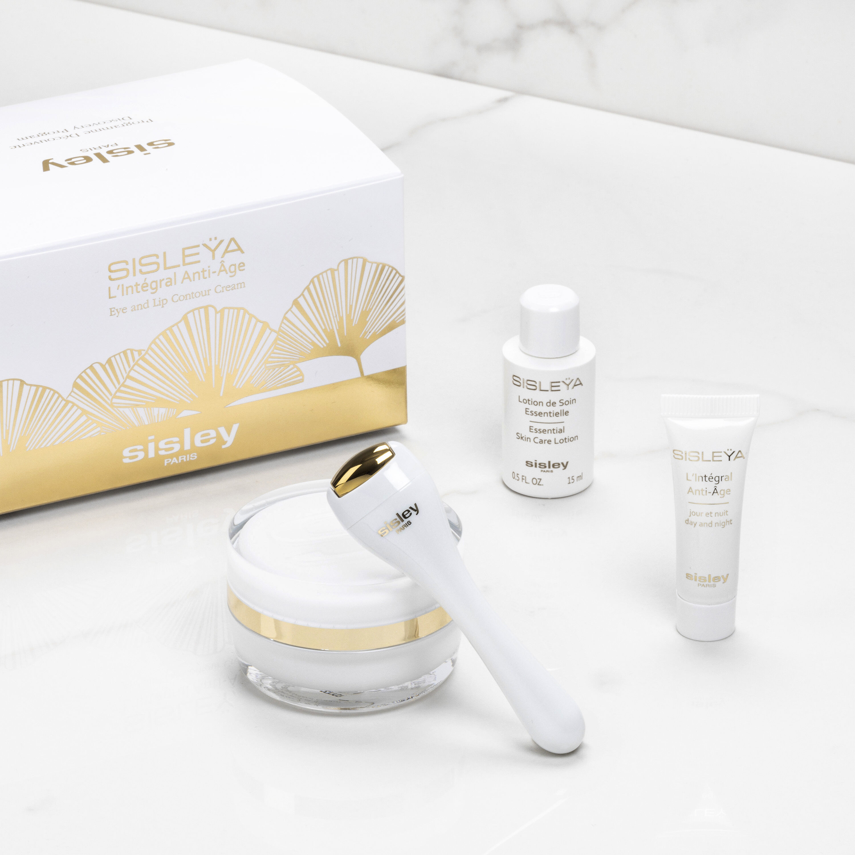 Conjunto Descoberta de Creme para Contorno de Olhos e Lábios Sisleÿa L'Intégral Anti-Idade